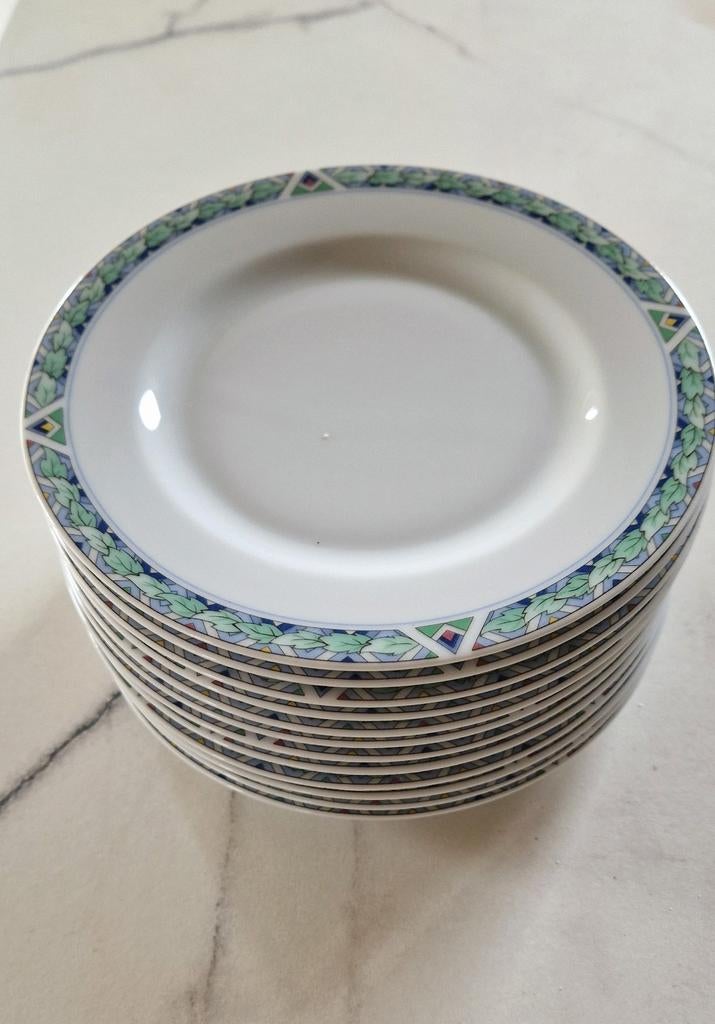 Arzberg AH 6 gebaksbordjes, Gebruikt, Ophalen of Verzenden, Bord(en), Effen