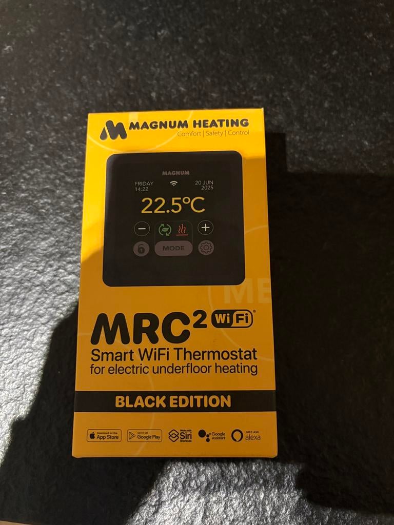 Magnum mrc2 vloerverwarming thermostaat, Doe-het-zelf en Verbouw, Thermostaten, Ophalen of Verzenden, Nieuw