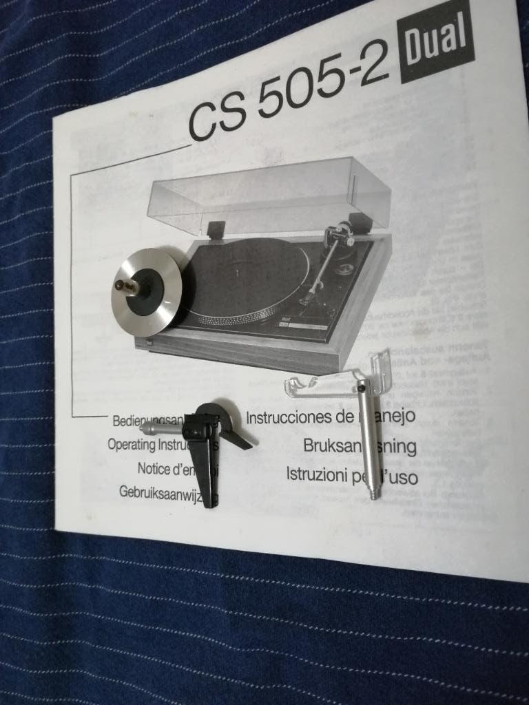 Dual CS 508 kap parts 505 phono Ortofon Thorens TD Lenco, Ophalen of Verzenden, Gebruikt, Platenspeler-onderdeel, Dual