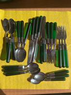 Vintage retro IKEA Bestekset 6 Personen - Groen, Ophalen of Verzenden