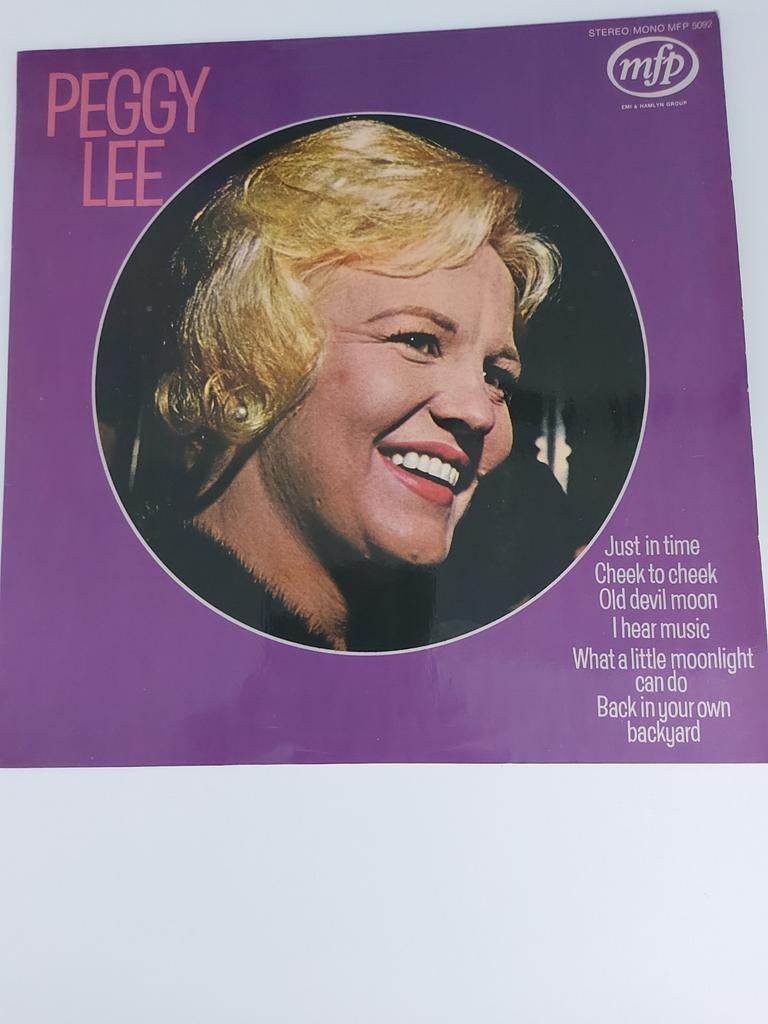 Peggy Lee (lp), Cd's en Dvd's, Vinyl | Overige Vinyl, Zo goed als nieuw, 12 inch, Ophalen of Verzenden
