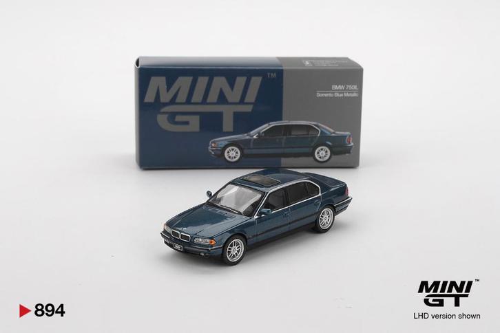 BMW 750IL van Mini GT 1/64 #894, Hobby en Vrije tijd, Modelauto's | Overige schalen, Nieuw, Auto, Ophalen of Verzenden