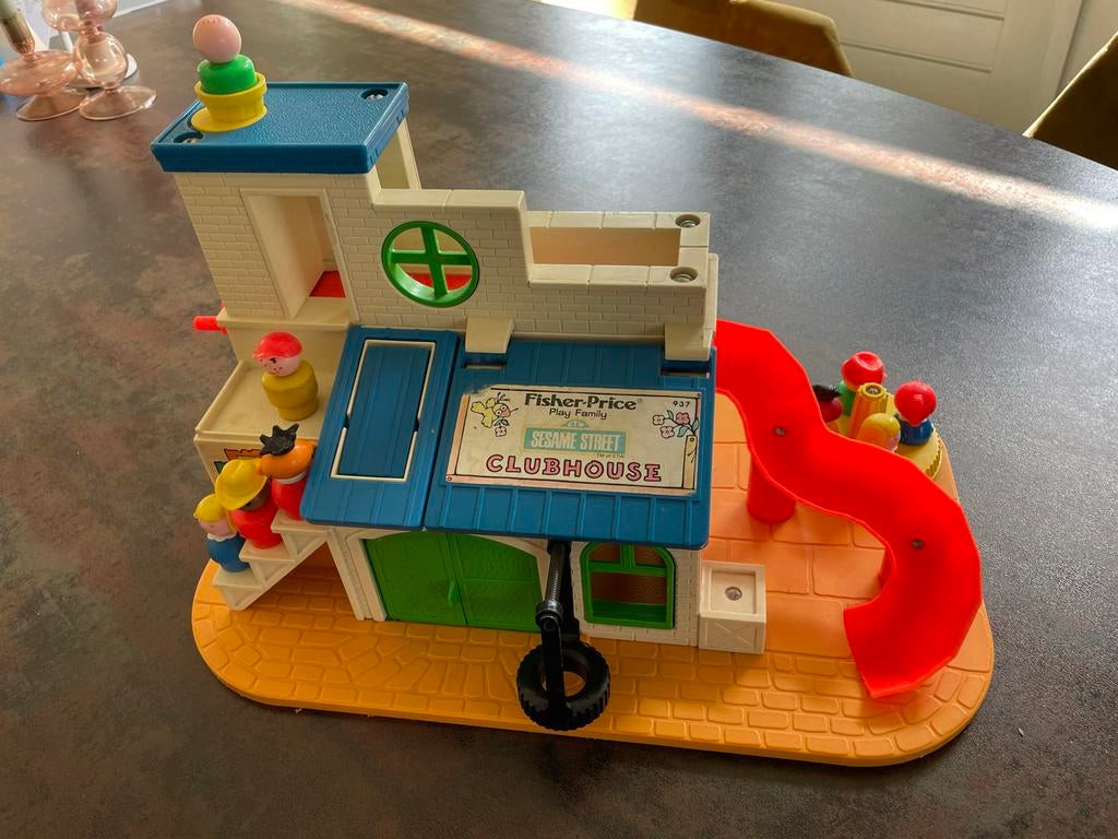 Fisher-Price Sesamstraat Clubhuis nr. 937 (1976/1977), Ophalen of Verzenden, Gebruikt