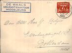 Middelburg - De Waal - 1943, Verzenden, Envelop