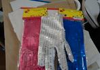 PARTIJ HANDSCHOENEN MET PAILLETTEN IN 3 KLEUREN, ., Nieuw, Ophalen of Verzenden, .