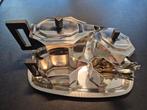 Verzilverd theeservies, Antiek en Kunst, Antiek | Servies compleet, Ophalen of Verzenden