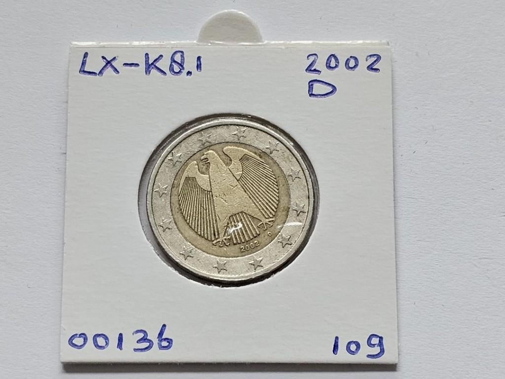 2-euromunt Duitsland (D) D 2002 Koers LX-K8.1, Postzegels en Munten, Munten | Europa | Euromunten, Ophalen of Verzenden, Duitsland
