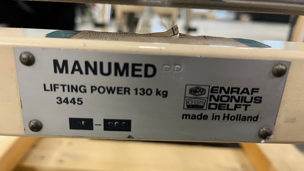 Hydraulische behandeltafel, Ophalen, Gebruikt