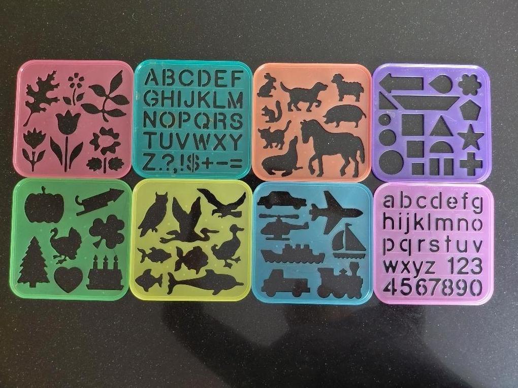 tuppertoys sjablonen, Ophalen, Gebruikt