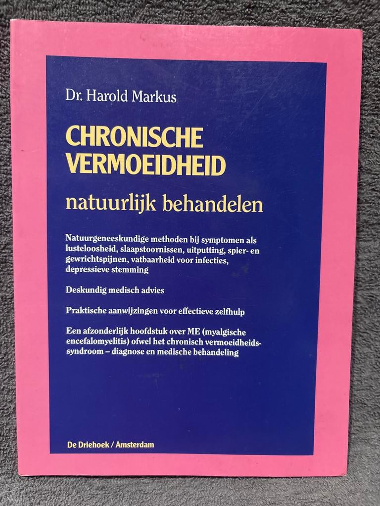 Chronische Vermoeidheid - Natuurlijk Behandelen, Boeken, Gezondheid, Dieet en Voeding, Zo goed als nieuw, Gezondheid en Conditie