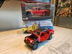 Tayumo Jeep Wrangler Gladiator Pickup 1:32 Siku-schaal Rood, Ophalen of Verzenden, Nieuw, Auto