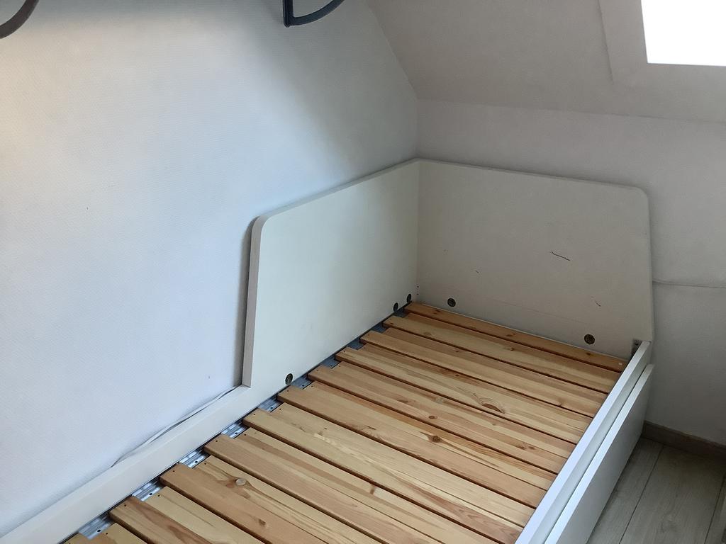 hemnes bedbank, Gebruikt, 90 cm, Eenpersoons, Ophalen of Verzenden