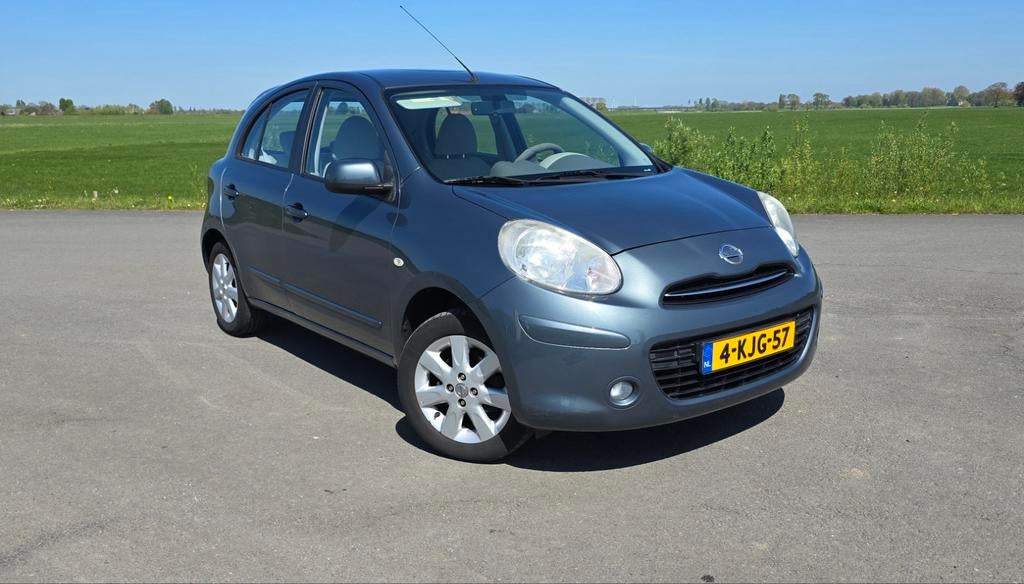 Nissan Micra 1.2 Acenta 5DR 2012 (APK 04/27, 87.000 km!), Voorwielaandrijving, Stof, 31 €/maand, 1198 cc