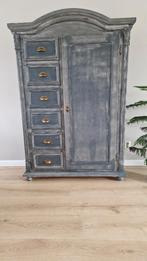 GRENEN MEIDENKAST., Antiek en Kunst, Antiek | Meubels | Kasten, Ophalen