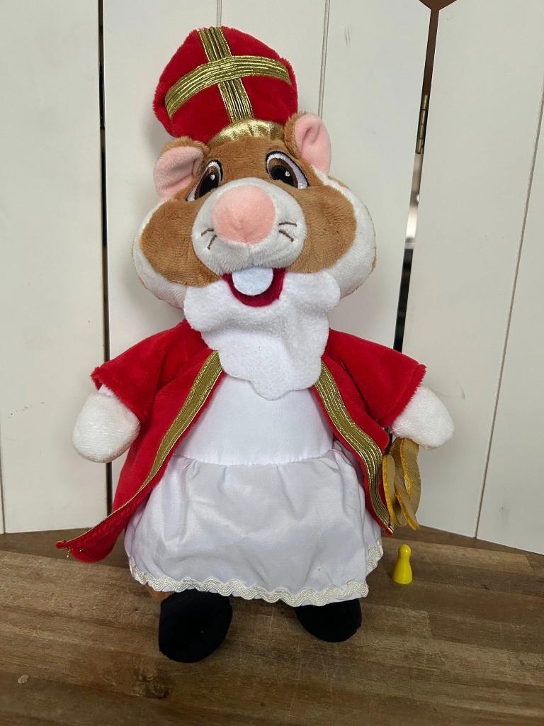 AH Sinterklaas hamster 30cm, Diversen, Sinterklaas, Ophalen of Verzenden, Zo goed als nieuw