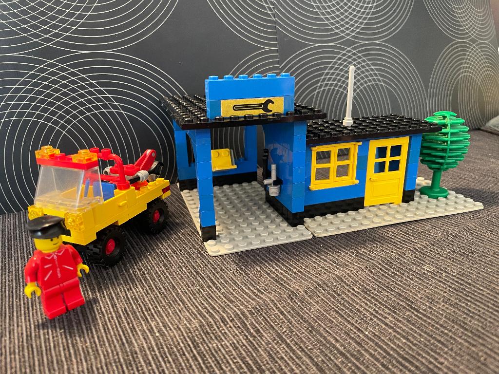 Vintage Lego 6363 Auto Service Station, Kinderen en Baby's, Speelgoed | Duplo en Lego, Compleet, Gebruikt, Lego, Ophalen of Verzenden
