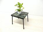 retro vintage bijzettafel plantentafel marmer jaren 50 / 60, Ophalen of Verzenden, Huis en Inrichting