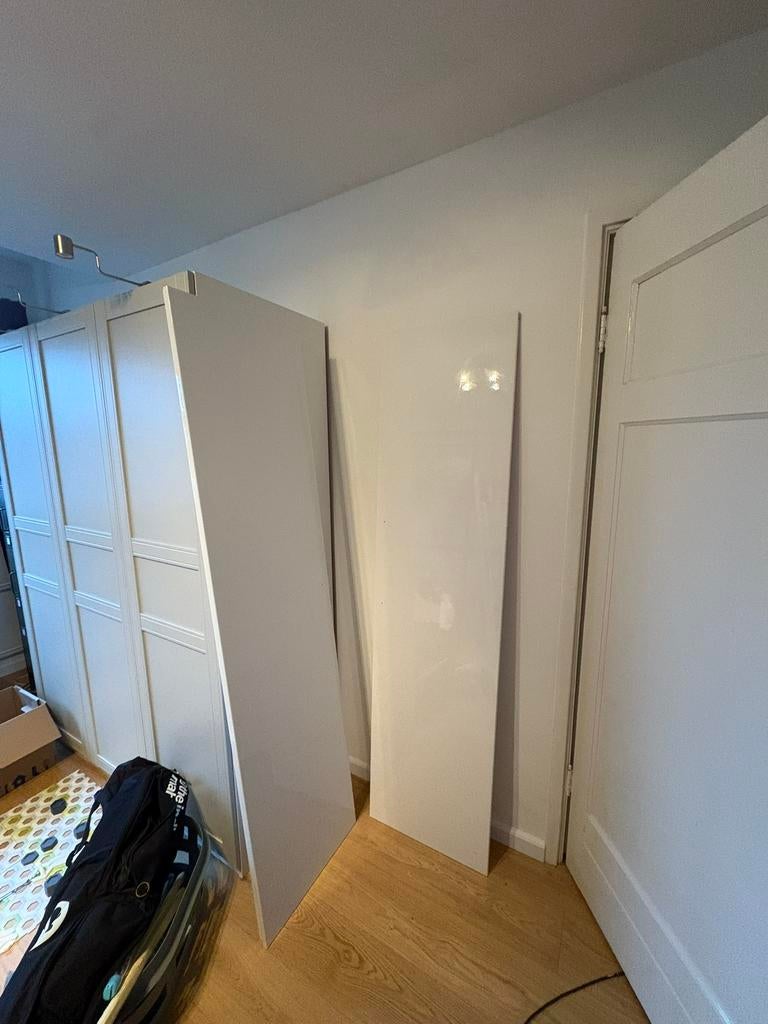 3 Paxkast deuren  FARDAL, hoogglans wit, 50x229cm met handv, Ophalen, Zo goed als nieuw, 50 tot 100 cm, 200 cm of meer