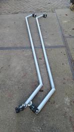 Te koop buiten leuningen voor Trappentoren meerdere aanwezig, Doe-het-zelf en Verbouw, Steigers, Ophalen of Verzenden, Buiten leuningen trappen toren