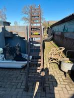 oude houten ladder 14 treden, Ophalen of Verzenden, Zo goed als nieuw, 4 meter of meer
