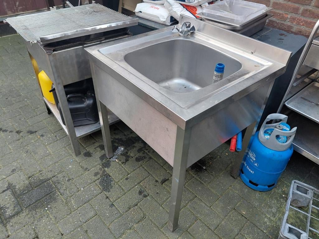 Rvs spoelbak, Tuin en Terras, Buitenkeukens, Ophalen of Verzenden, Gas