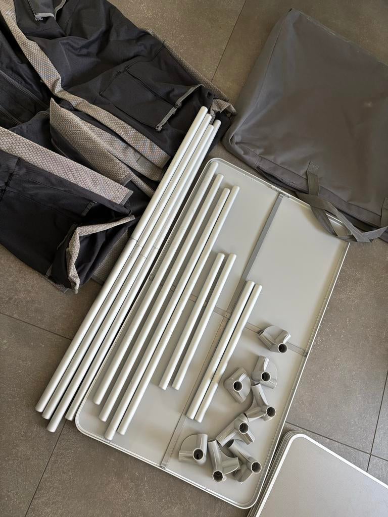 Handige opvouwbare campingkast met opbergvakken, Ophalen, Zo goed als nieuw, Campingkast