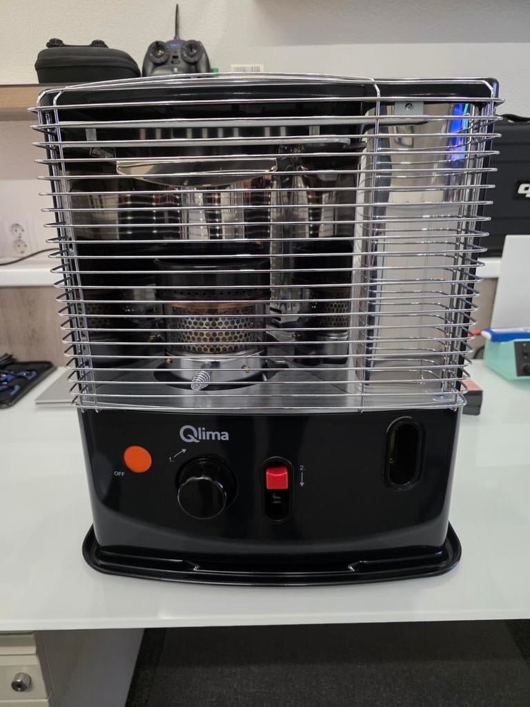 Qlima petroleumkachel in nieuwstaat, Ophalen, Zo goed als nieuw, Overige brandstoffen, Petroleumkachel