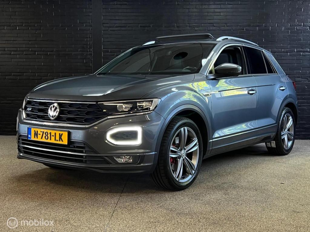 Volkswagen T-Roc 2.0 TSI 4Motion 3x R-Line KEYLESS PANO LED, Auto's, Volkswagen, Bedrijf, Te koop, T-Roc, 4x4, ABS, Achteruitrijcamera
