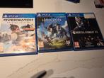 PS4 Games Bundel: Overwatch, Horizon Zero Dawn, Mortal k, Spelcomputers en Games, Games | Sony PlayStation 4, Online, Gebruikt