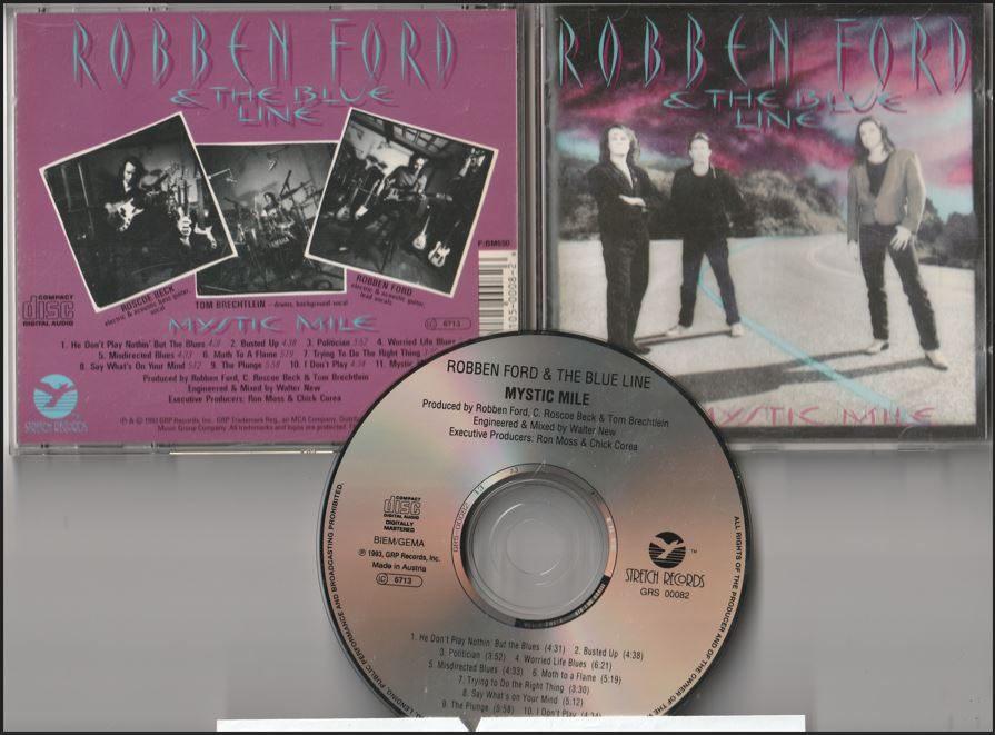 Robben Ford & The Blue Line - Mystic Mile, Ophalen of Verzenden, 1980 tot heden, Gebruikt, Blues
