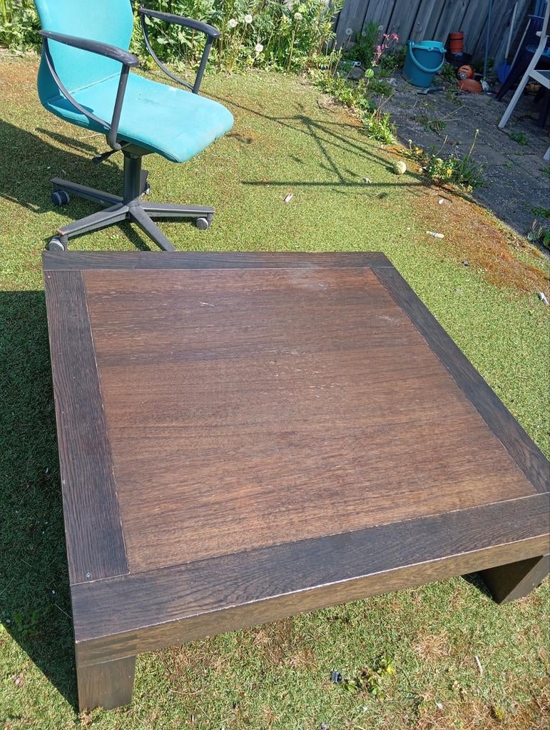 Salon tafel en stoel, Ophalen, Gebruikt, 100 tot 150 cm, 50 tot 100 cm