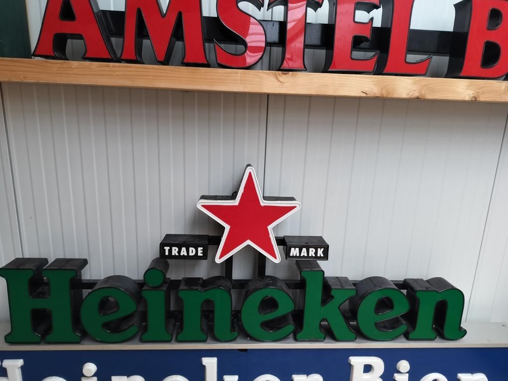 Heineken Lichtbak Reclamebord 180x72 cm, Ophalen