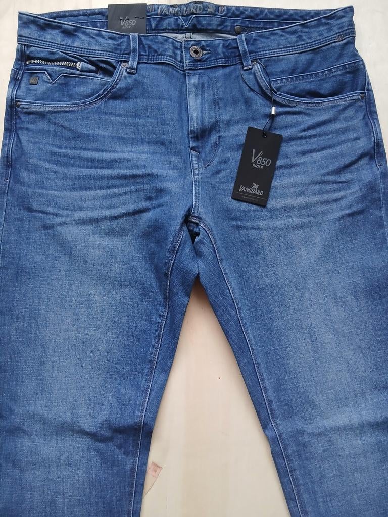 Vanguard V850 Rider slimfit jeans W36 L36, W36 - W38 (confectie 52/54), Blauw, Nieuw, Ophalen of Verzenden