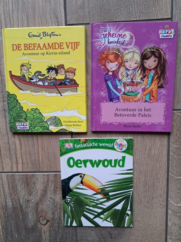 3 Happy Readers leesboekjes, Ophalen of Verzenden, Zo goed als nieuw, Fictie algemeen