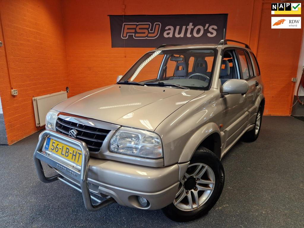 Suzuki Grand Vitara 2.0 4WD / AUTOMAAT / 5 DEURS / AIRCO!, Auto's, Automaat, Stof, Grand Vitara, Beige