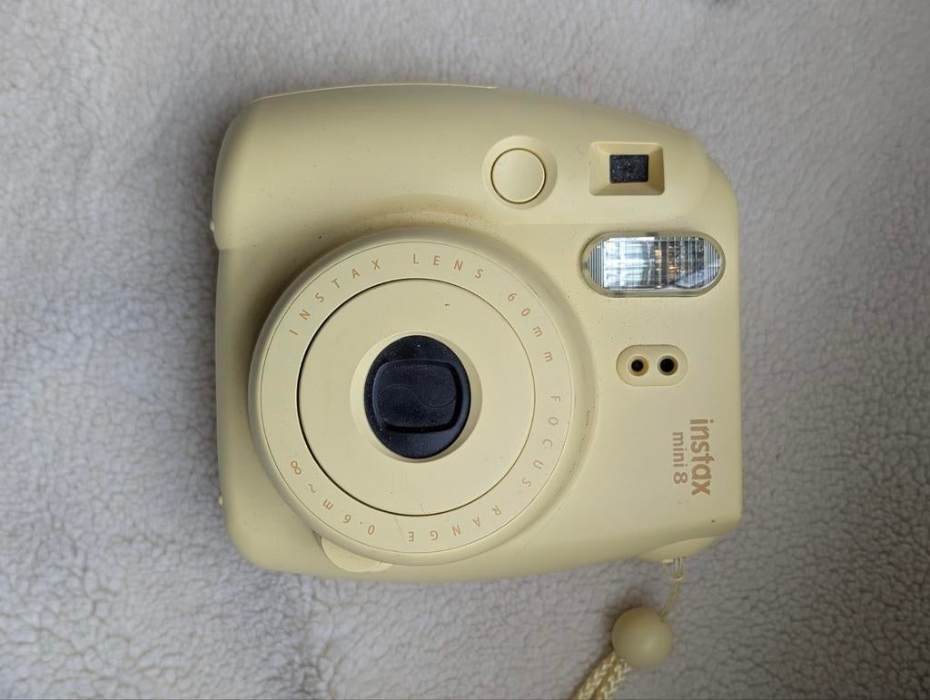 Instax Mini 8 camera met 3 cassettes, Gebruikt, Compact, Ophalen of Verzenden, Fuji