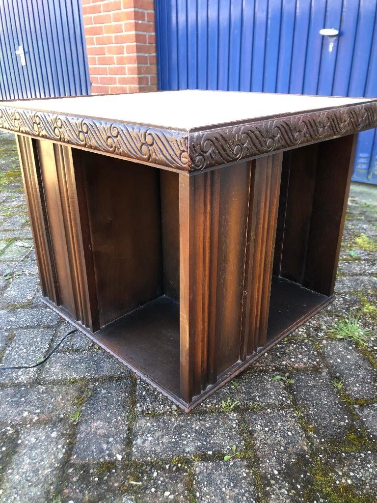 Vintage boekenmolen draaibaar met verlichting, Ophalen of Verzenden