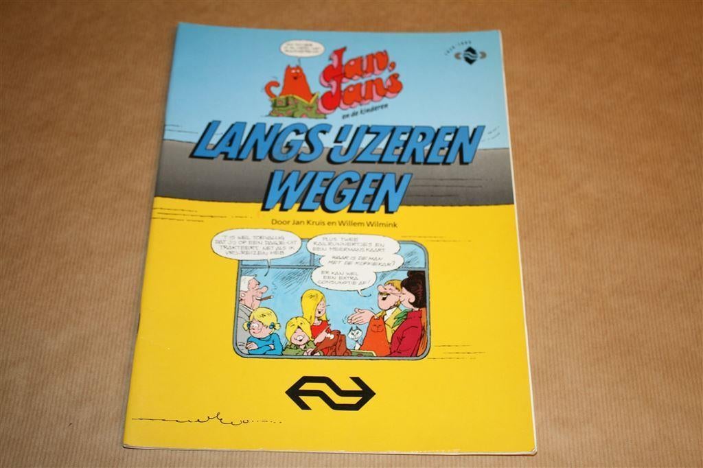 Jan, Jans en de kinderen langs ijzeren wegen., Boeken, Eén stripboek, Ophalen of Verzenden, Gelezen