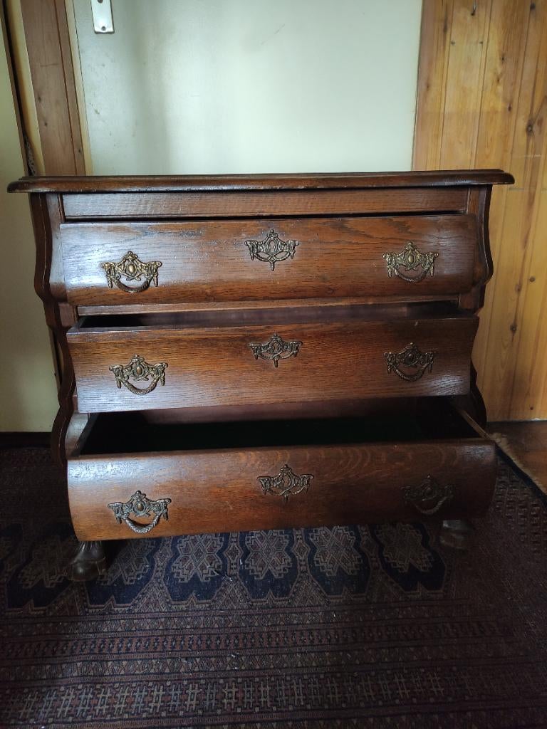 Vintage buikkast, Huis en Inrichting, Kasten | Ladekasten, Ophalen, Gebruikt, 50 tot 100 cm, 3 of 4 laden