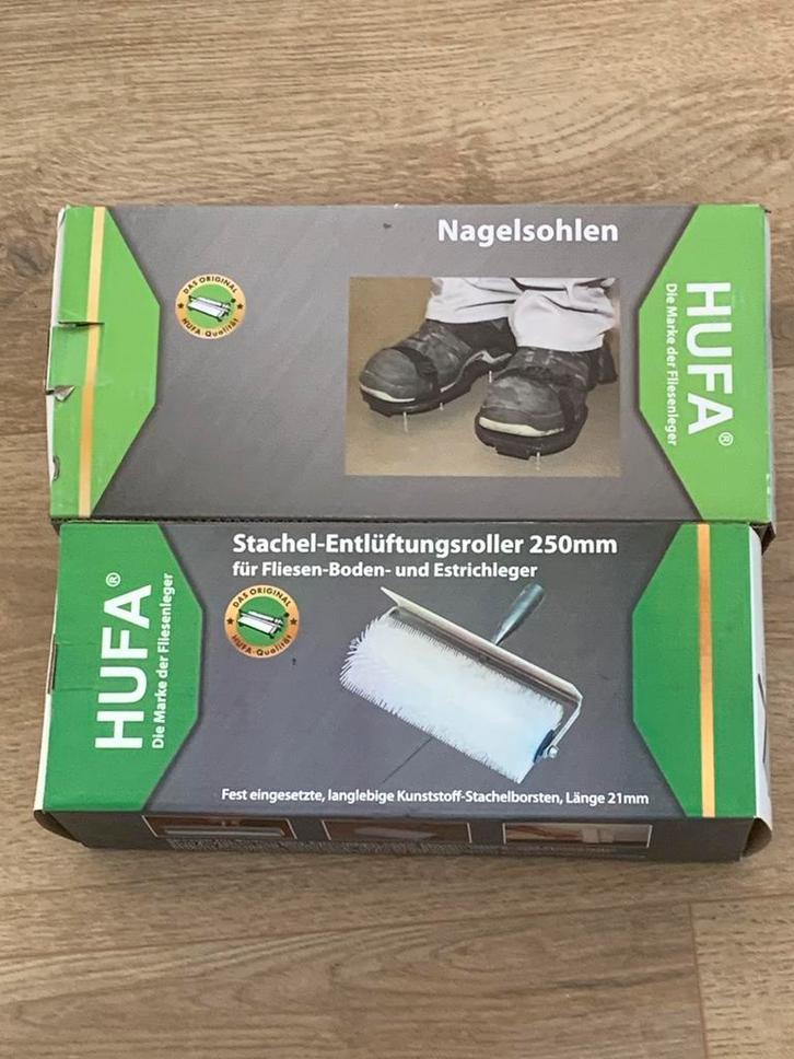 Hufa spijkerzolen en pikkelroller, Doe-het-zelf en Verbouw, Overige Doe-het-zelf en Verbouw, Zo goed als nieuw, Ophalen of Verzenden