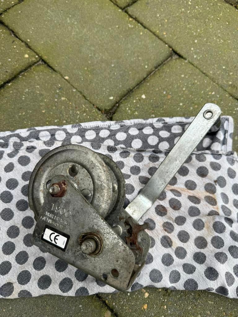 T.k. Fulton lier handlier winch boottrailer model T900 410kg, Watersport en Boten, Ophalen of Verzenden, Zo goed als nieuw, Overige typen
