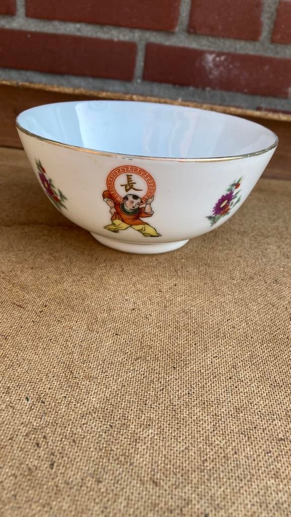 Porseleinen noodle schaaltje Jingdezhen, Ophalen