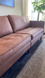 De Bommel bankstel 4-zits, Ophalen, 250 tot 300 cm, Leer, 75 tot 100 cm