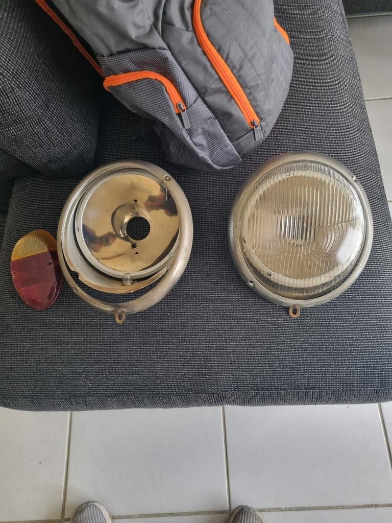 Koplampen VW Kever model '67-'69, Ophalen, Gebruikt, Volkswagen