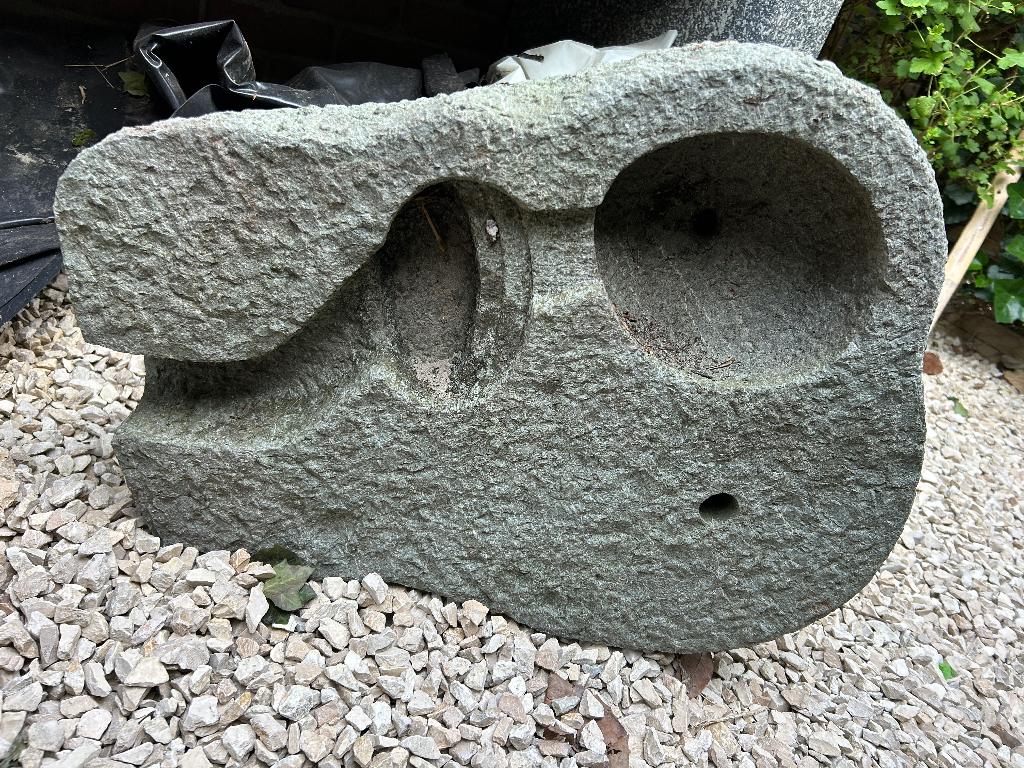 Mooie Waterloop graniet , zeer zwaar, Ophalen, Gebruikt, Graniet, Waterornament