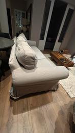 IKEA Ektorp 3-zitsbank met 3 hoezen (beige en groen), Huis en Inrichting, Banken | Bankstellen, Ophalen, Gebruikt, Driepersoons