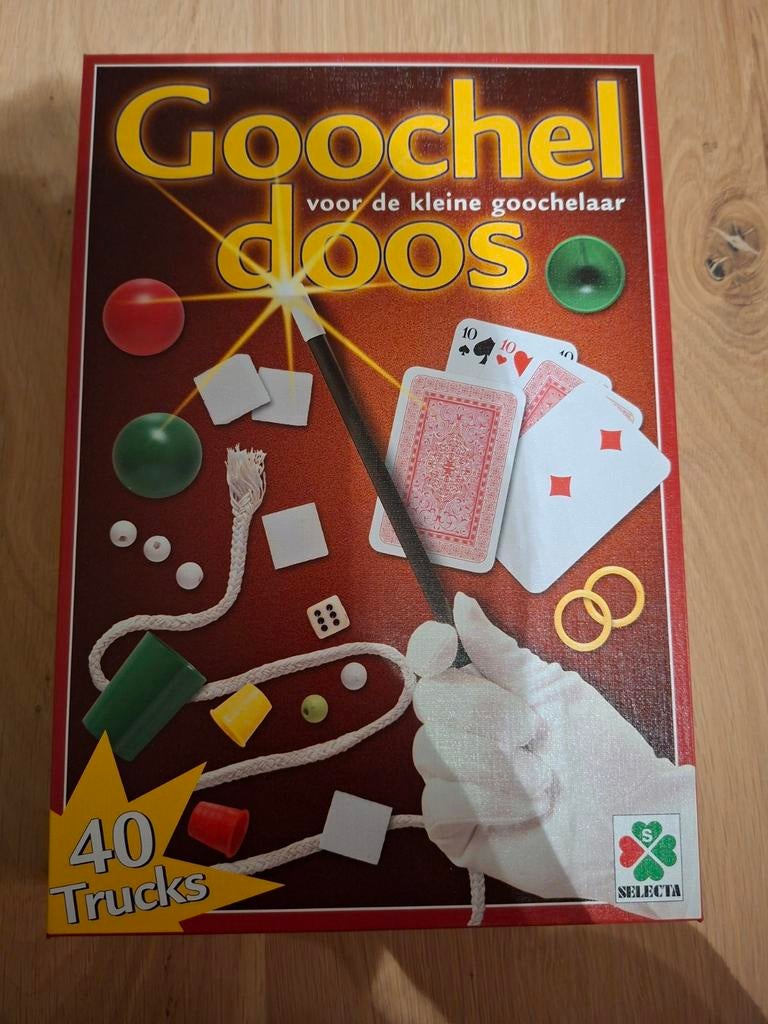 Goochel doos - voor de kleine goochelaar, Een of twee spelers, Ophalen of Verzenden, Zo goed als nieuw, Selecta
