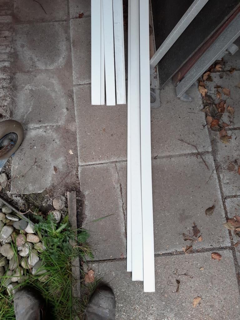 4x plafond plint 2x koplat.  Mdf, Doe-het-zelf en Verbouw, Hout en Planken, Ophalen, Minder dan 25 mm, Nieuw, Plank