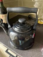 Zwarte fluitketel - Gebruikt le creuset, Gebruikt, Zwart, Metaal, Overige merken