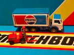 Matchbox SuperKings K40 Pepsi truck met vorkheftruck, Ophalen of Verzenden, Gebruikt, Bus of Vrachtwagen, Matchbox